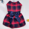 College Style Bow Dress for Pets