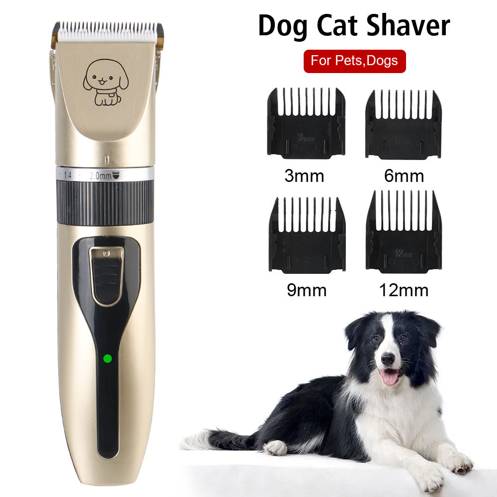 Electric Pet Hair Clipper Set – Grooming Trimmer Kit