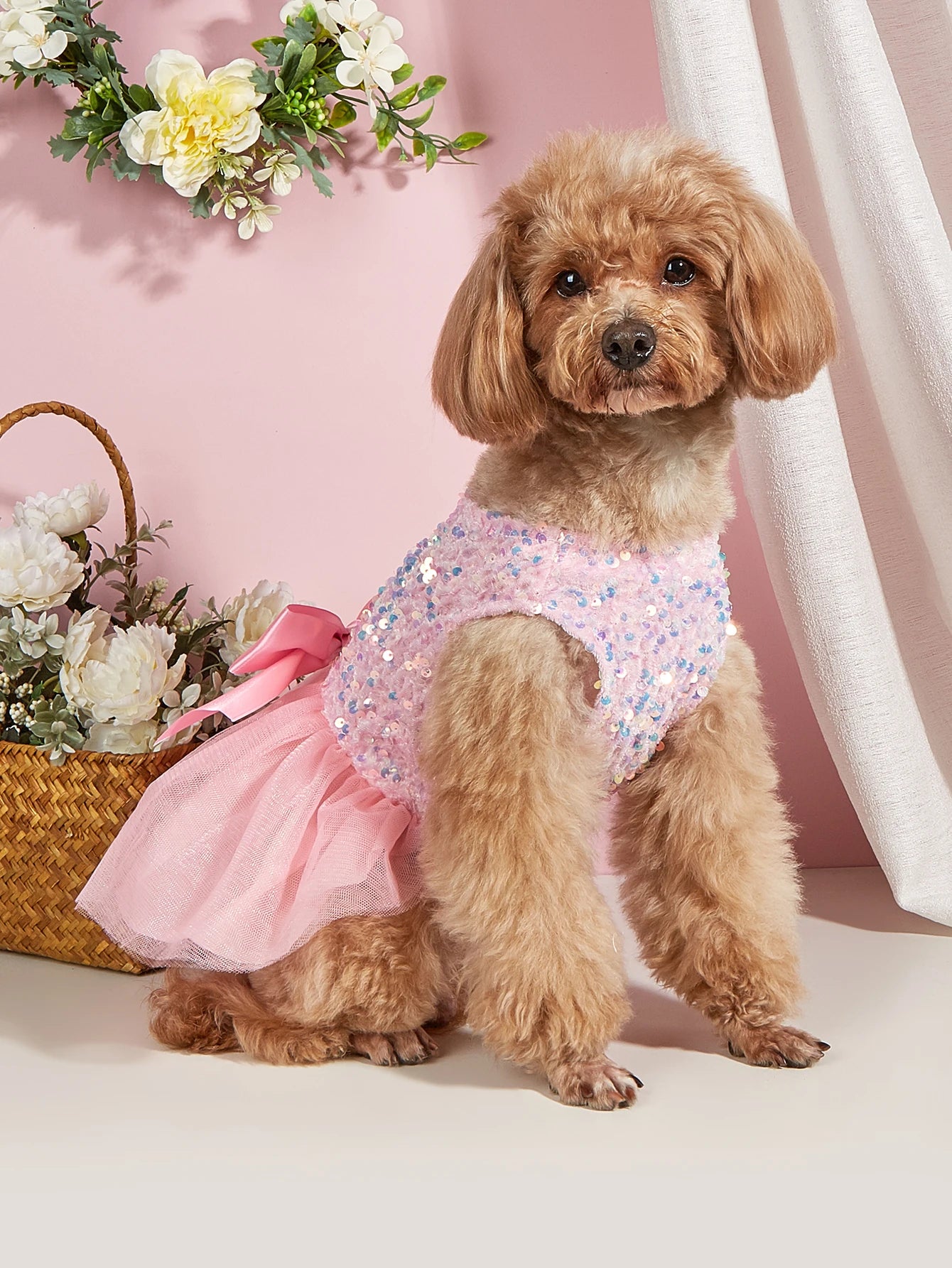 Princess Sequin Tulle Dog Dress