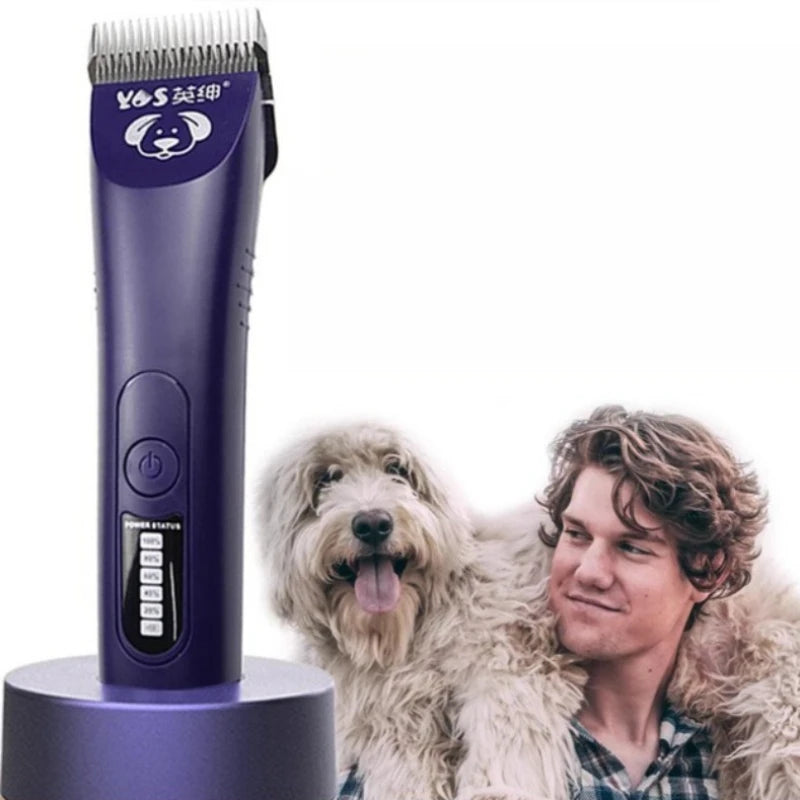 Silent Pet Hair Trimmer – Portable High-Power Clipper