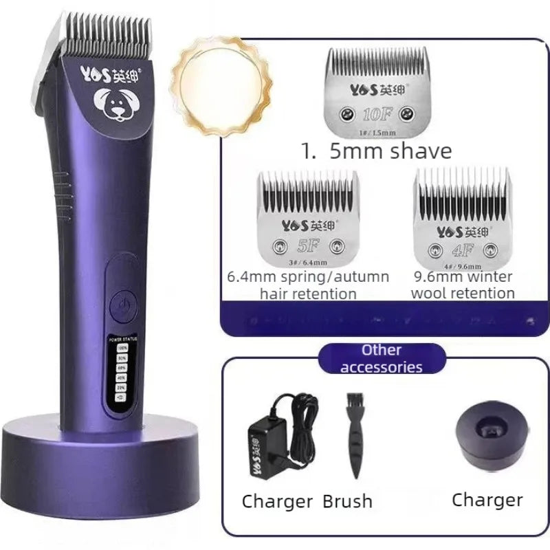 Silent Pet Hair Trimmer – Portable High-Power Clipper
