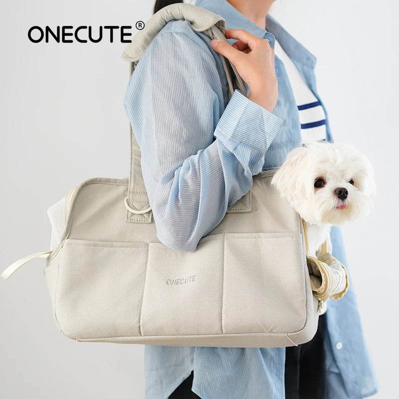 Portable Small Dog Shoulder Carrier Bag