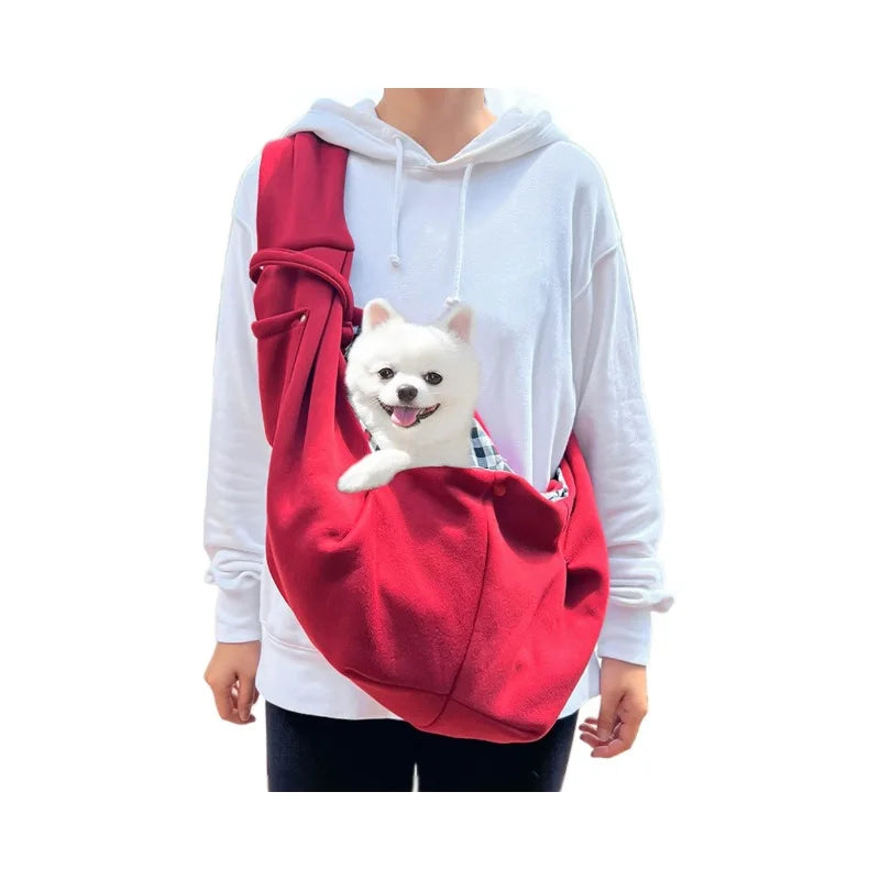Quilted Cat Carrier Sling – Warm Winter Travel Bag