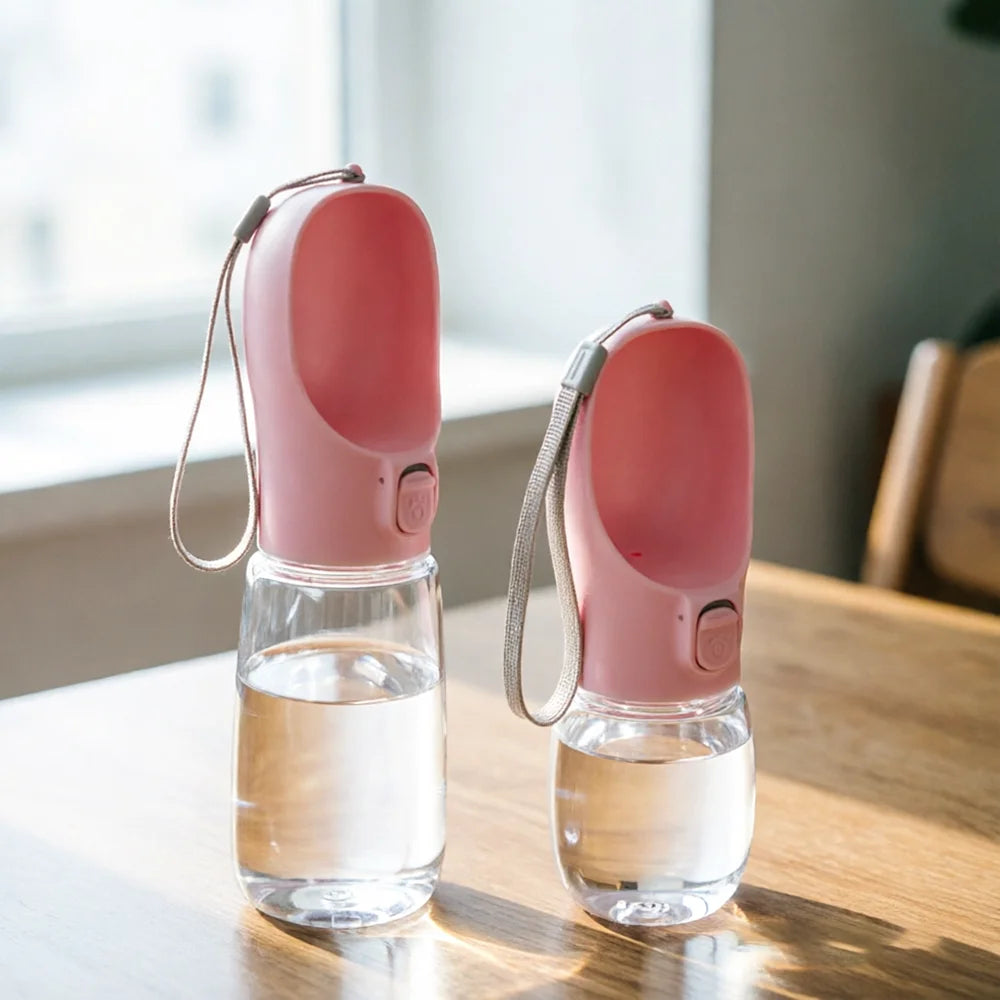 Portable Pet Water Bottle with Lanyard