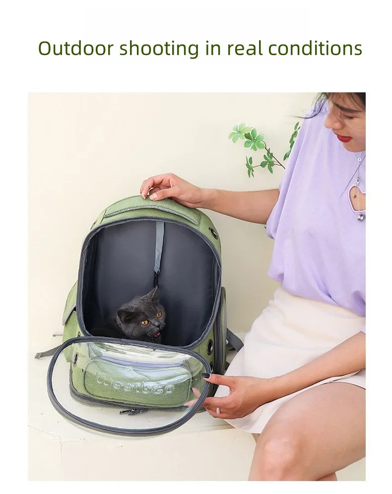 Transparent Pet Carrier Backpack