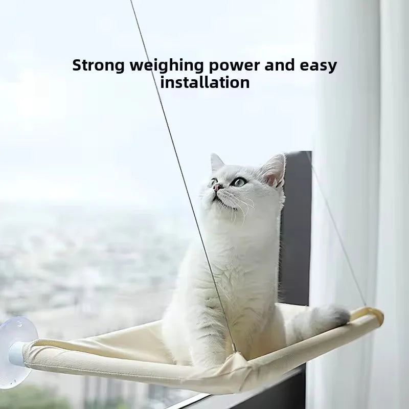 Suction Cup Cat Window Hammock – Easy-Install Perch
