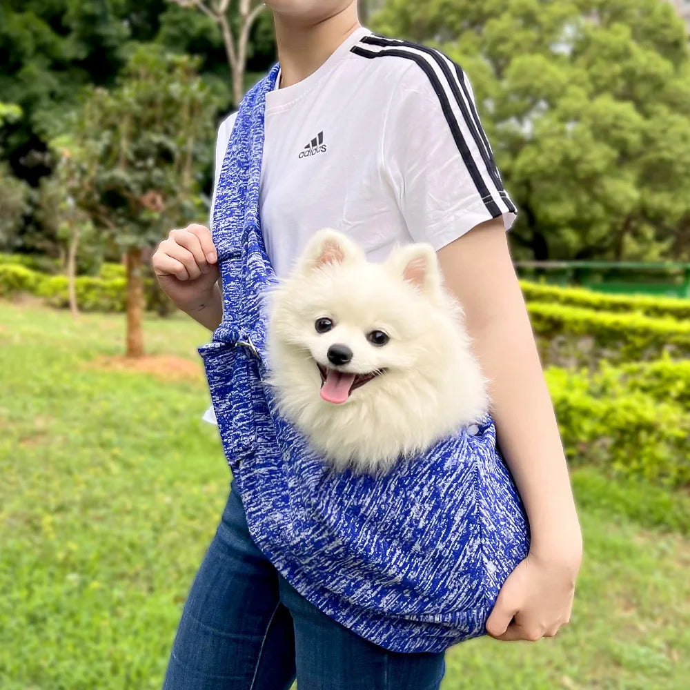 Quilted Cat Carrier Sling – Warm Winter Travel Bag