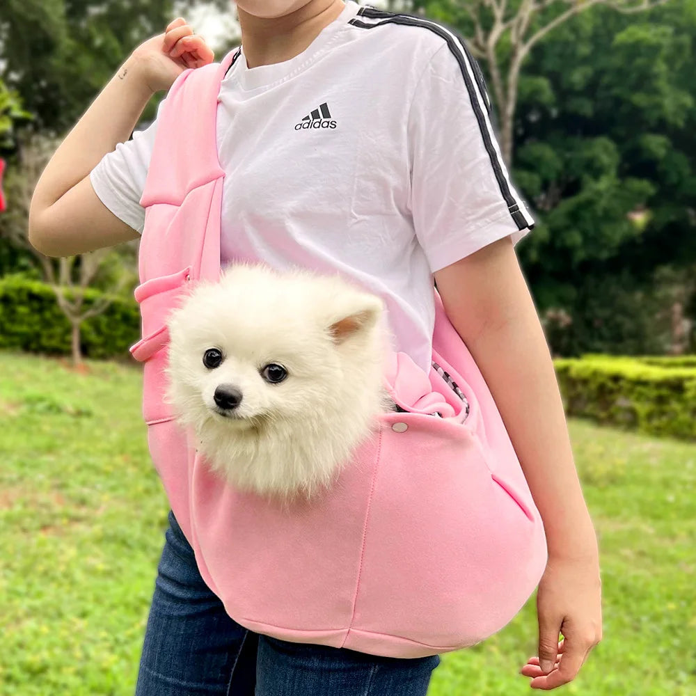 Quilted Cat Carrier Sling – Warm Winter Travel Bag