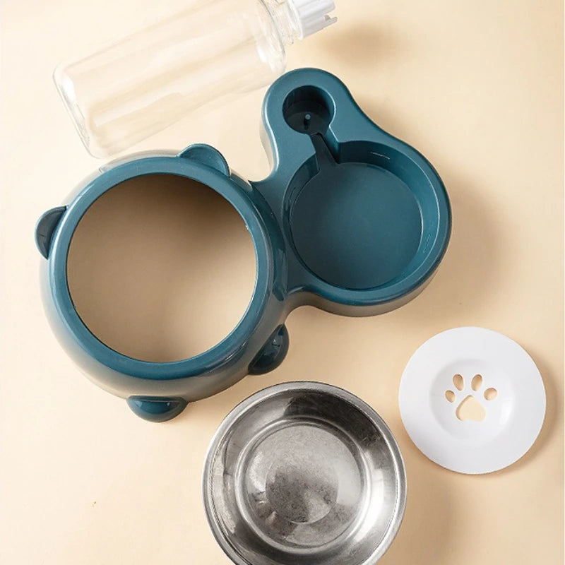 Automatic Pet Feeder & Water Dispenser – No Power Needed