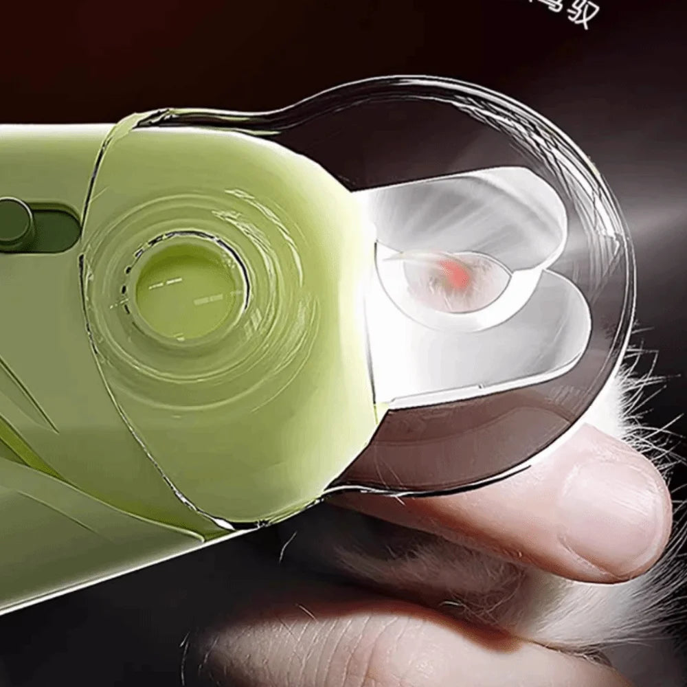 Anti-Splash Pet Nail Clipper – 3-in-1 LED Trimmer