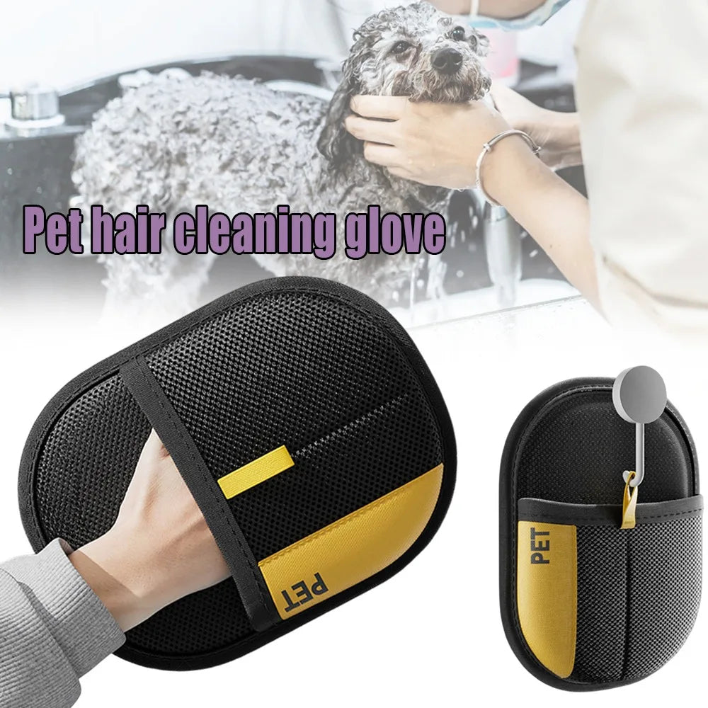 Electrostatic Pet Hair Remover Glove – Reusable Fur Tool