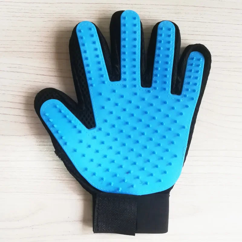 Pet Grooming Glove – Deshedding Brush for Cats & Dogs