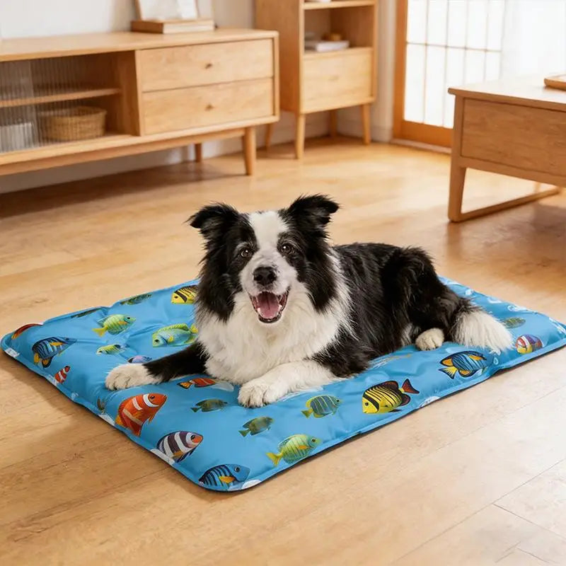 Self-Cooling Pet Ice Gel Pad – Non-Toxic Summer Bed