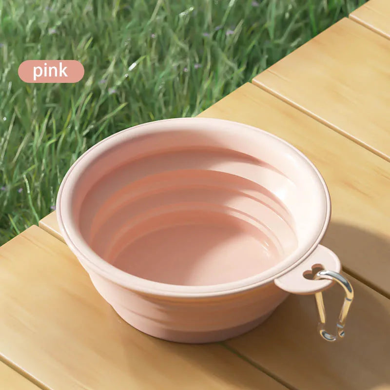 Foldable Silicone Travel Pet Bowl