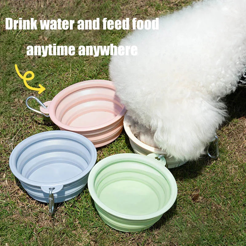 Foldable Silicone Travel Pet Bowl