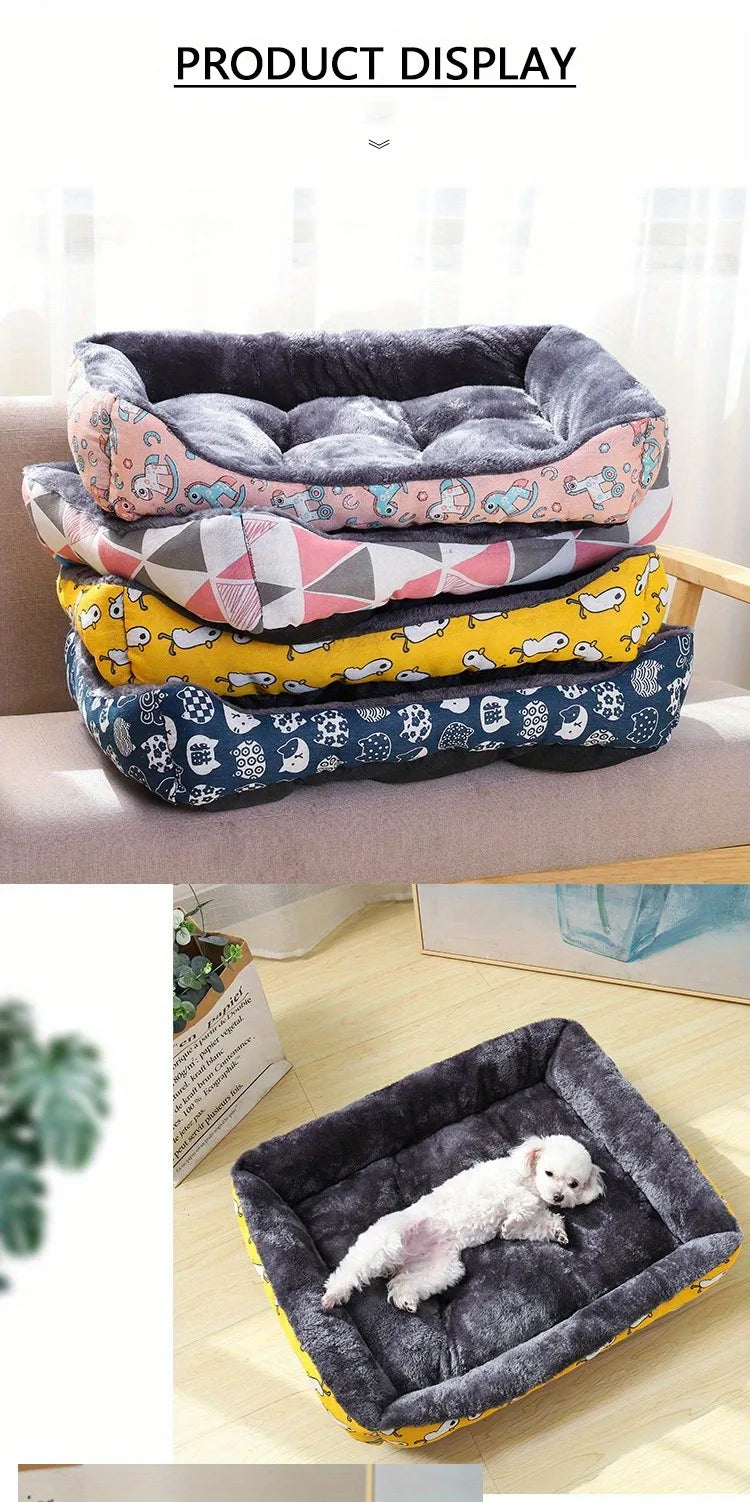Cozy Dog Sofa Bed – Basket Mat for Small to Large Pets