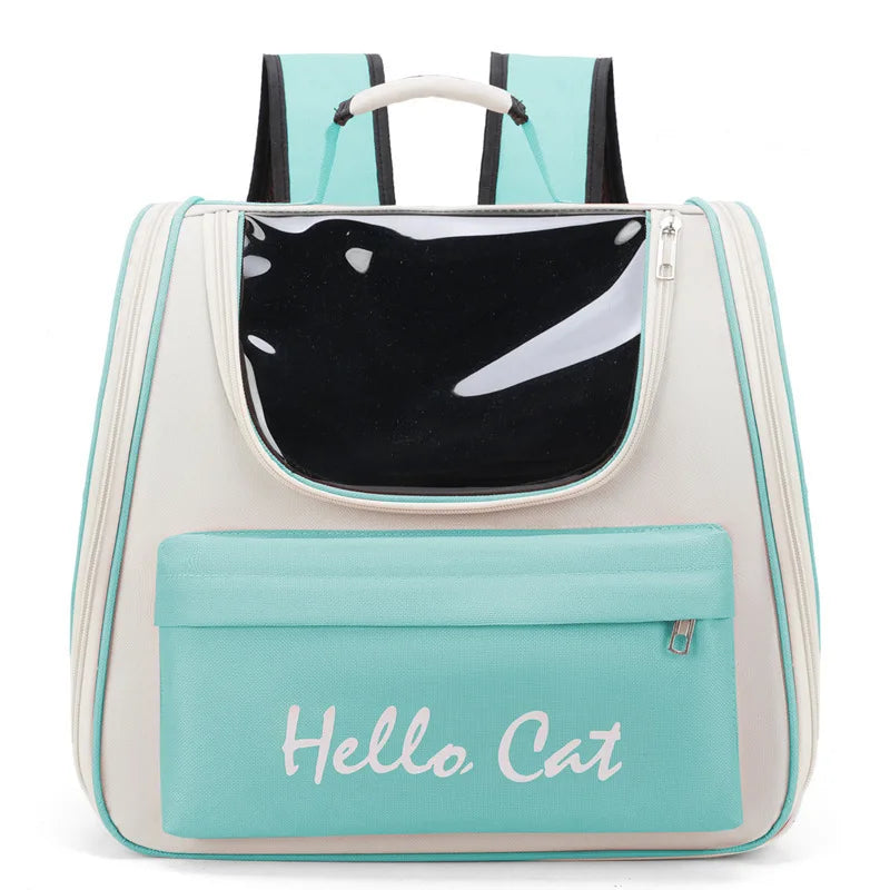 Panoramic Pet Carrier Backpack – Waterproof Oxford