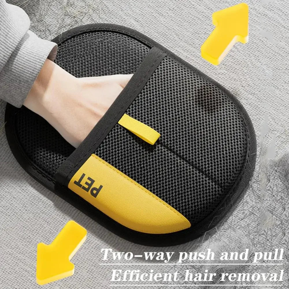 Electrostatic Pet Hair Remover Glove – Reusable Fur Tool