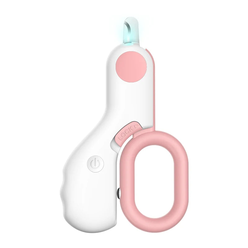 LED Light Pet Nail Clipper – Safety Lock Trimmer