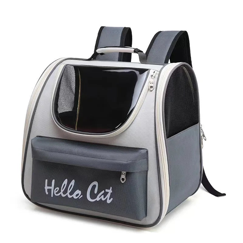 Panoramic Pet Carrier Backpack – Waterproof Oxford