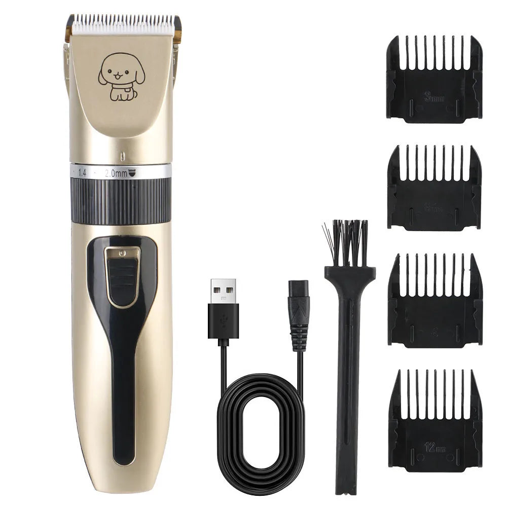 Electric Pet Hair Clipper Set – Grooming Trimmer Kit
