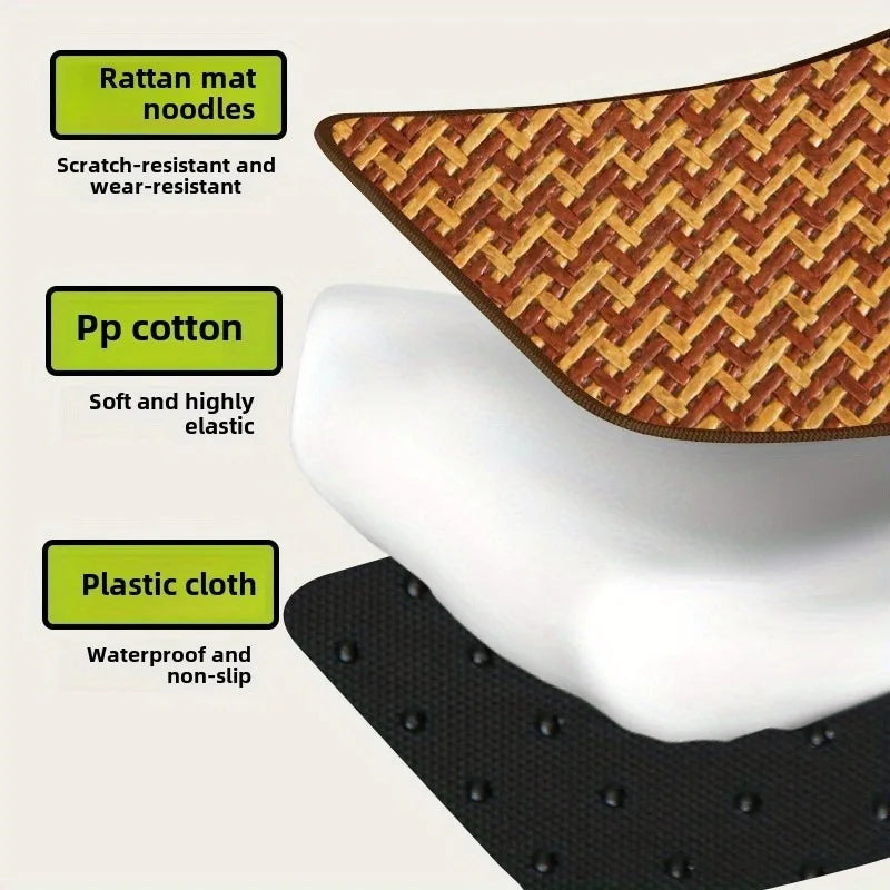 Ice Silk Pet Cooling Pillow – Breathable Summer Pad
