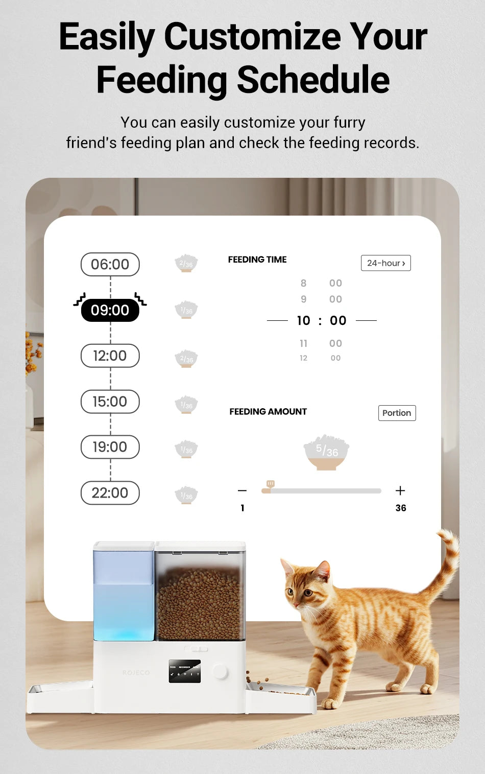 Smart WiFi Pet Feeder & Water Fountain