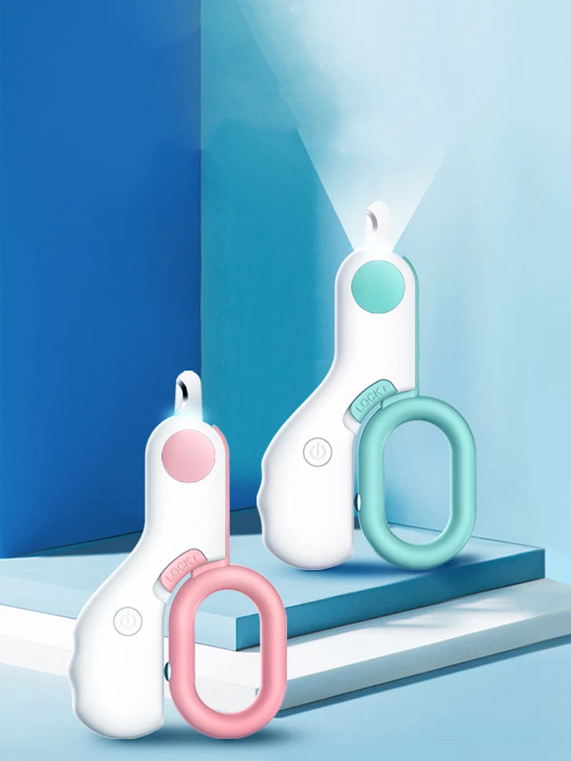 LED Light Pet Nail Clipper – Safety Lock Trimmer