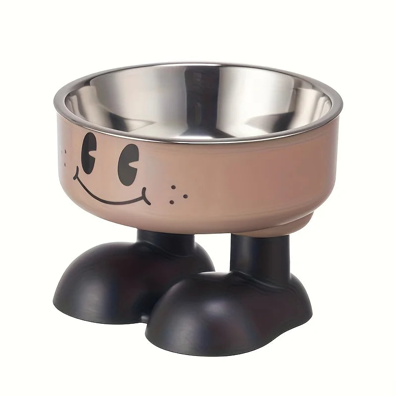 Elevated Stainless Steel Pet Bowls – No-Spill Feeder