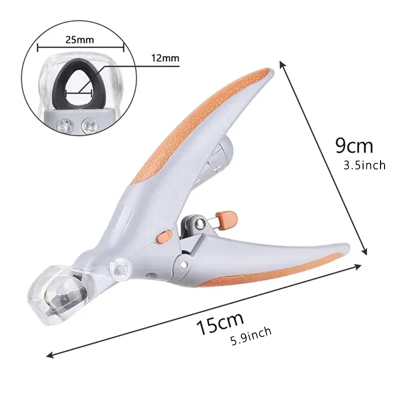 Pet Nail Clipper Scissors with LED Light