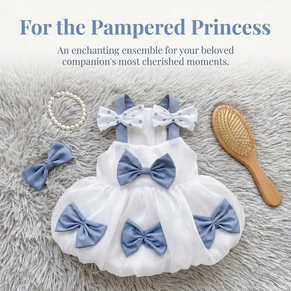 Breathable Lace Princess Dog Dress