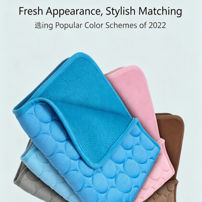Dual-Sided Pet Cooling Mattress – Summer Gel Bed