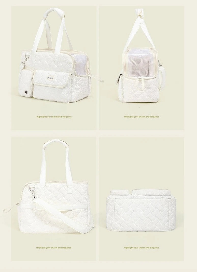 Breathable Mesh Pet Travel Tote Bag