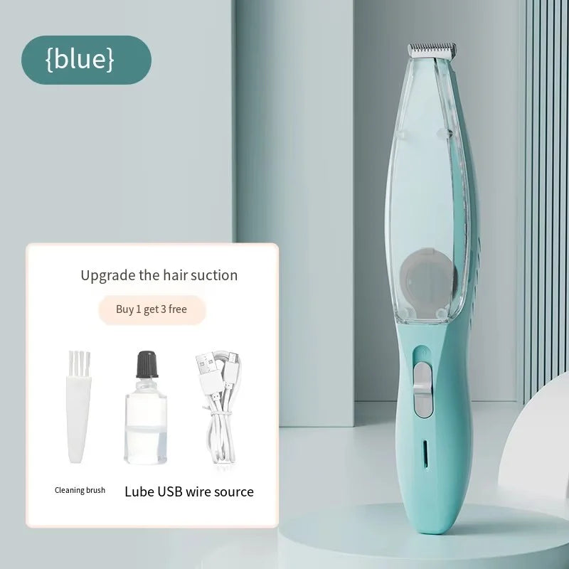 2-in-1 Pet Hair Clipper with Vacuum – Grooming Kit