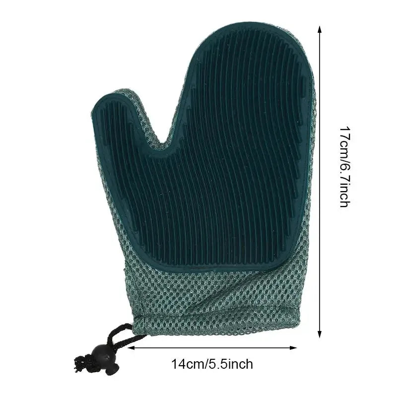 Pet Grooming Glove – Gentle Massage Hair Remover