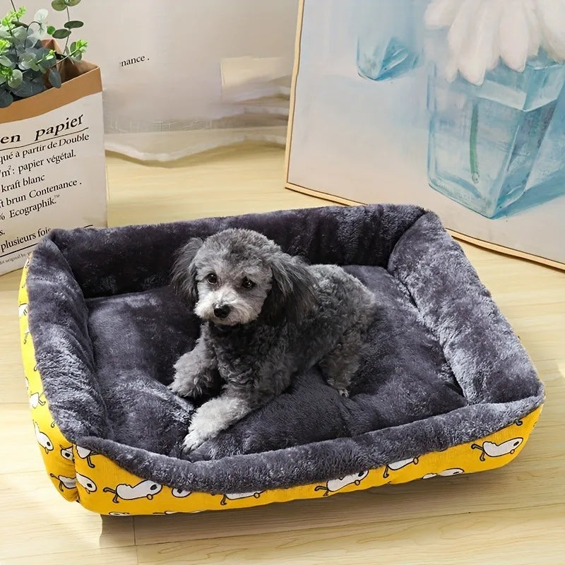 Cozy Dog Sofa Bed – Basket Mat for Small to Large Pets