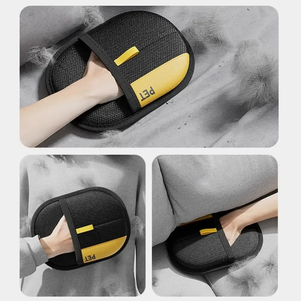 Electrostatic Pet Hair Remover Glove – Reusable Fur Tool