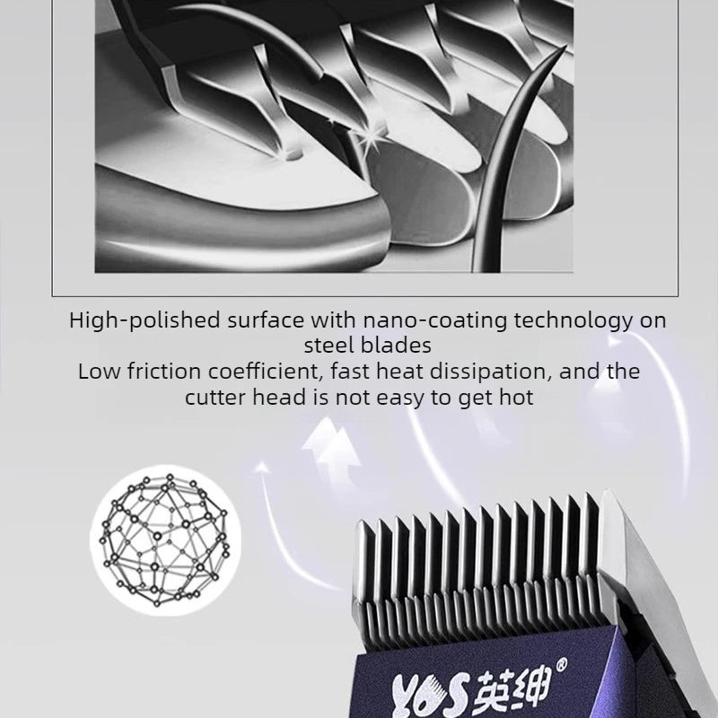 Silent Pet Hair Trimmer – Portable High-Power Clipper