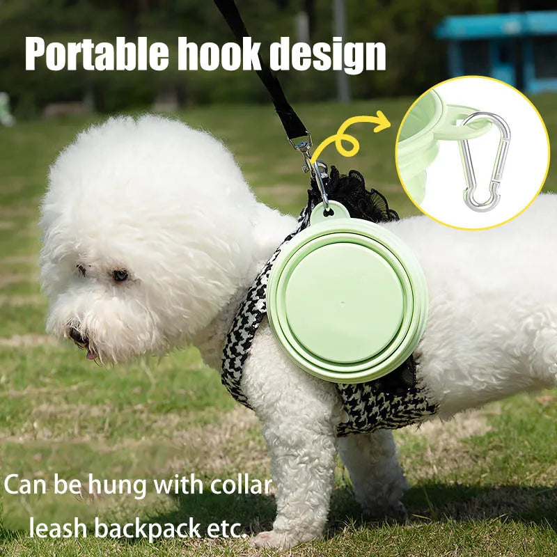 Foldable Silicone Travel Pet Bowl