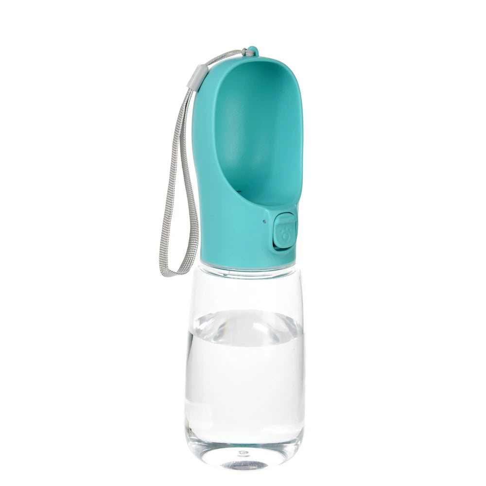 Portable Pet Water Bottle with Lanyard