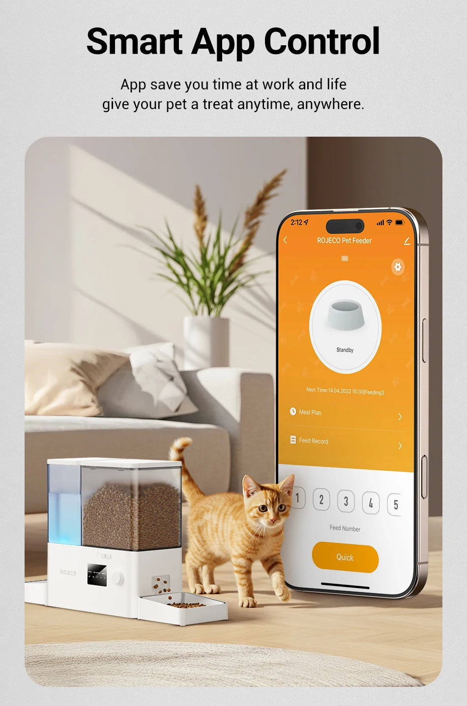 Smart WiFi Pet Feeder & Water Fountain