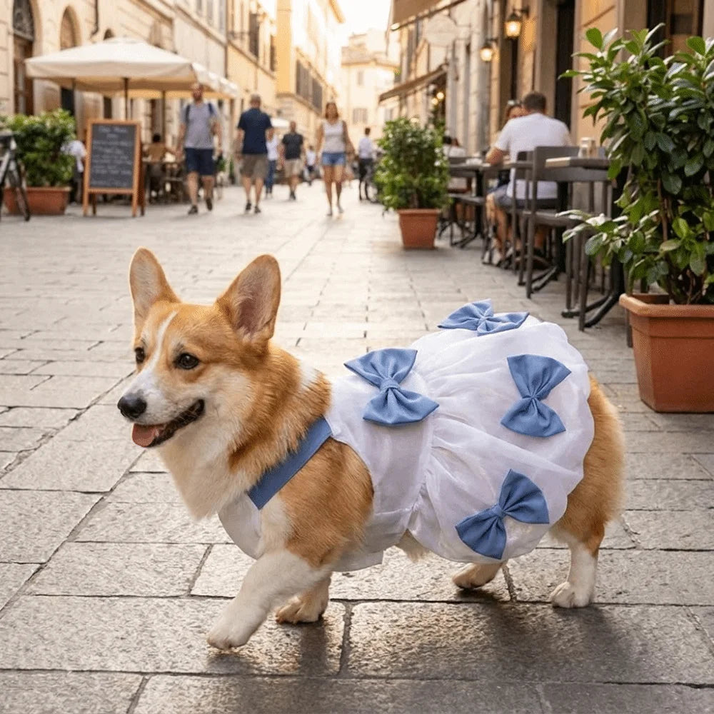 Breathable Lace Princess Dog Dress
