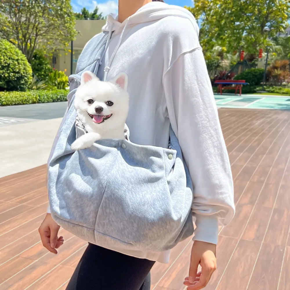 Quilted Cat Carrier Sling – Warm Winter Travel Bag