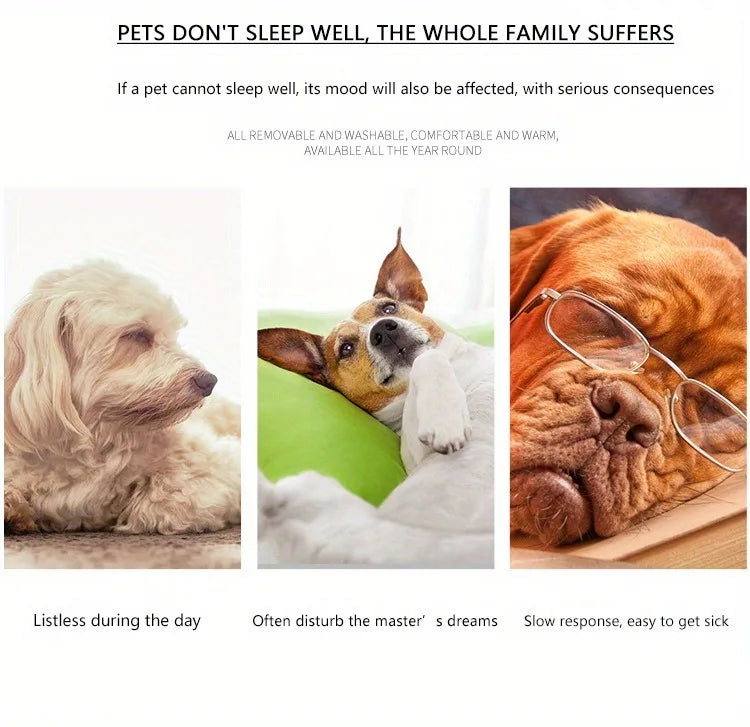 Cozy Dog Sofa Bed – Basket Mat for Small to Large Pets