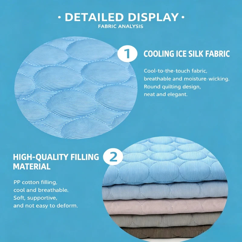 Dual-Sided Pet Cooling Mattress – Summer Gel Bed
