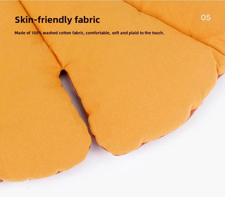 Reversible Leaf Pet Cushion – Non-Slip Travel Bed Mat