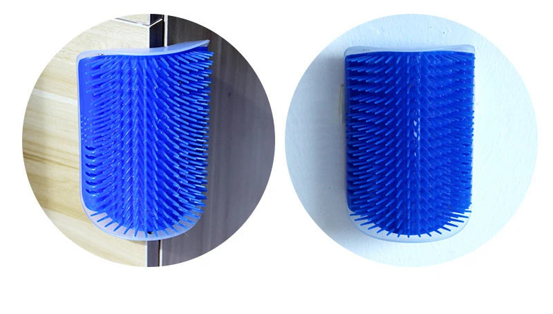 Cat Corner Massage Brush – Self-Grooming Scratcher Comb