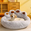 Fluffy Winter Dog Bed – Plush Basket for Small to Large Pets