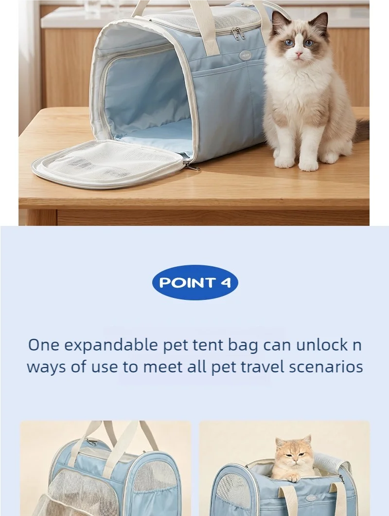 Airline-Approved Pet Travel Carrier Bag