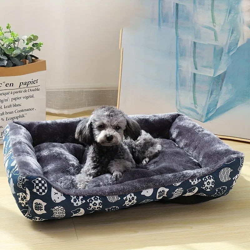 Cozy Dog Sofa Bed – Basket Mat for Small to Large Pets